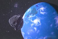 Двоен астероид ще прелети в близост до земята през нощта