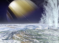 Учените от мисията Касини съобщават че на спътника на Сатурн