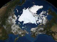 Топенето на леда в Арктика постави нов рекорд Площта на