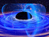 Черни дупки разположени в центъра на някои галактики са изпълнявали