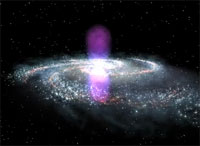 Космическият гама-телескоп Ферми откри гигантски мехури, които се намират точно