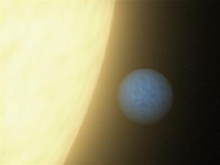 Група от американски и френски астрономи откриха планета чиято повърхност