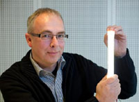 Компанията Philips Electronics обяви създаването на най-енергийно ефективните светодиодни лампи