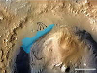Марсоходът на НАСА Кюриозити откри на Марс следи от древно