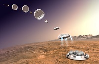 Спускаемият модул Скиапарели е навлязъл успешно в орбитата на Марс