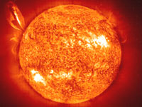 Слънцето от което зависи изцяло биологичния живот на Земята е